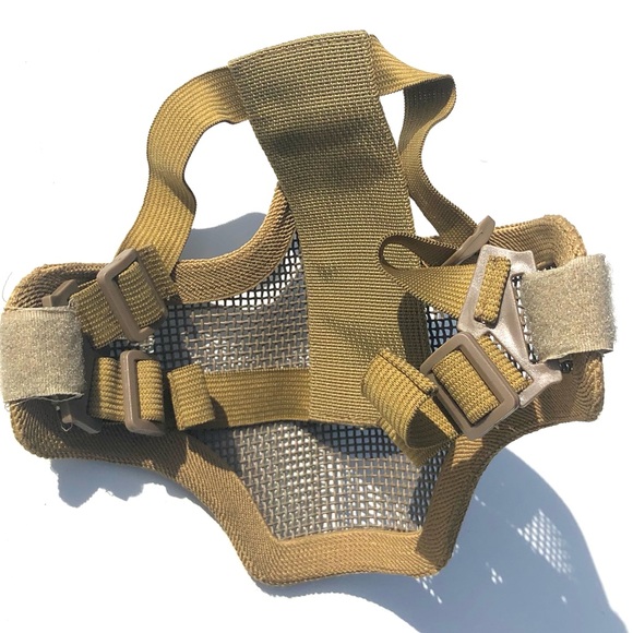 Airsoft Half Face / Throat Mesh Mask - Picture 3 of 14